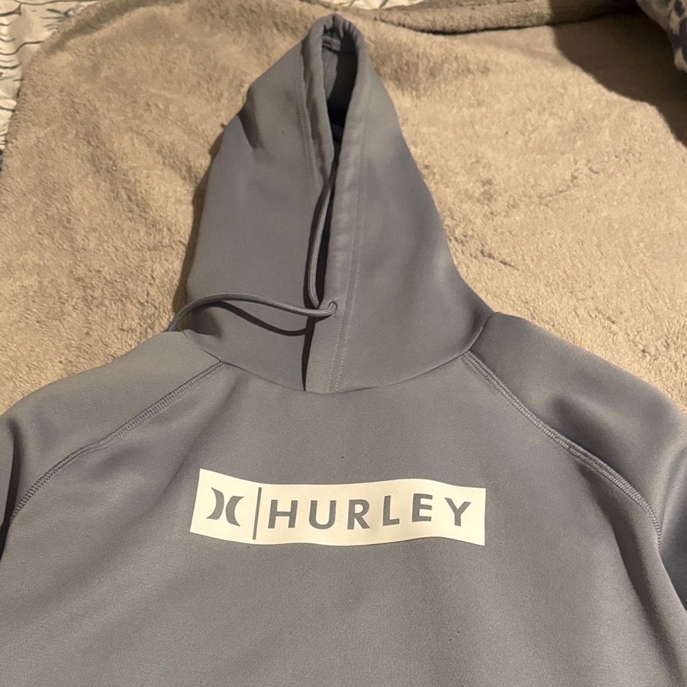 Hurley light blue grey Hoodie